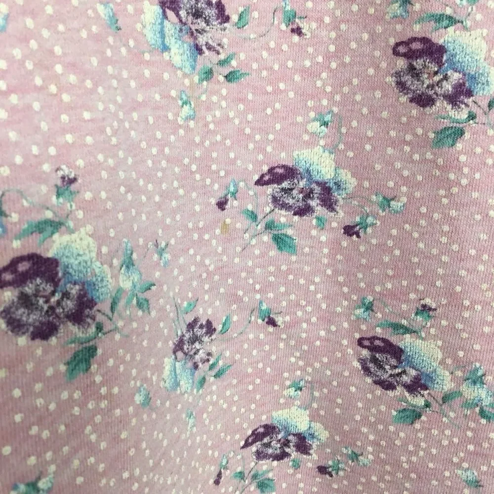 Vintage Pink‎ Floral Grannycore Grandma Cottagecore Feminine Sweatshirt 16-18W